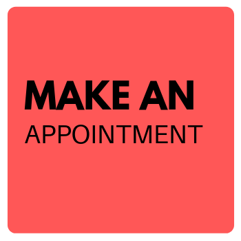 Square orange box saying Make an appointment